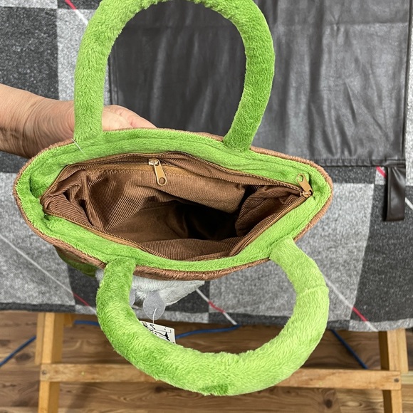 NWT totoro green brown gray mini bag purse - Picture 4 of 5